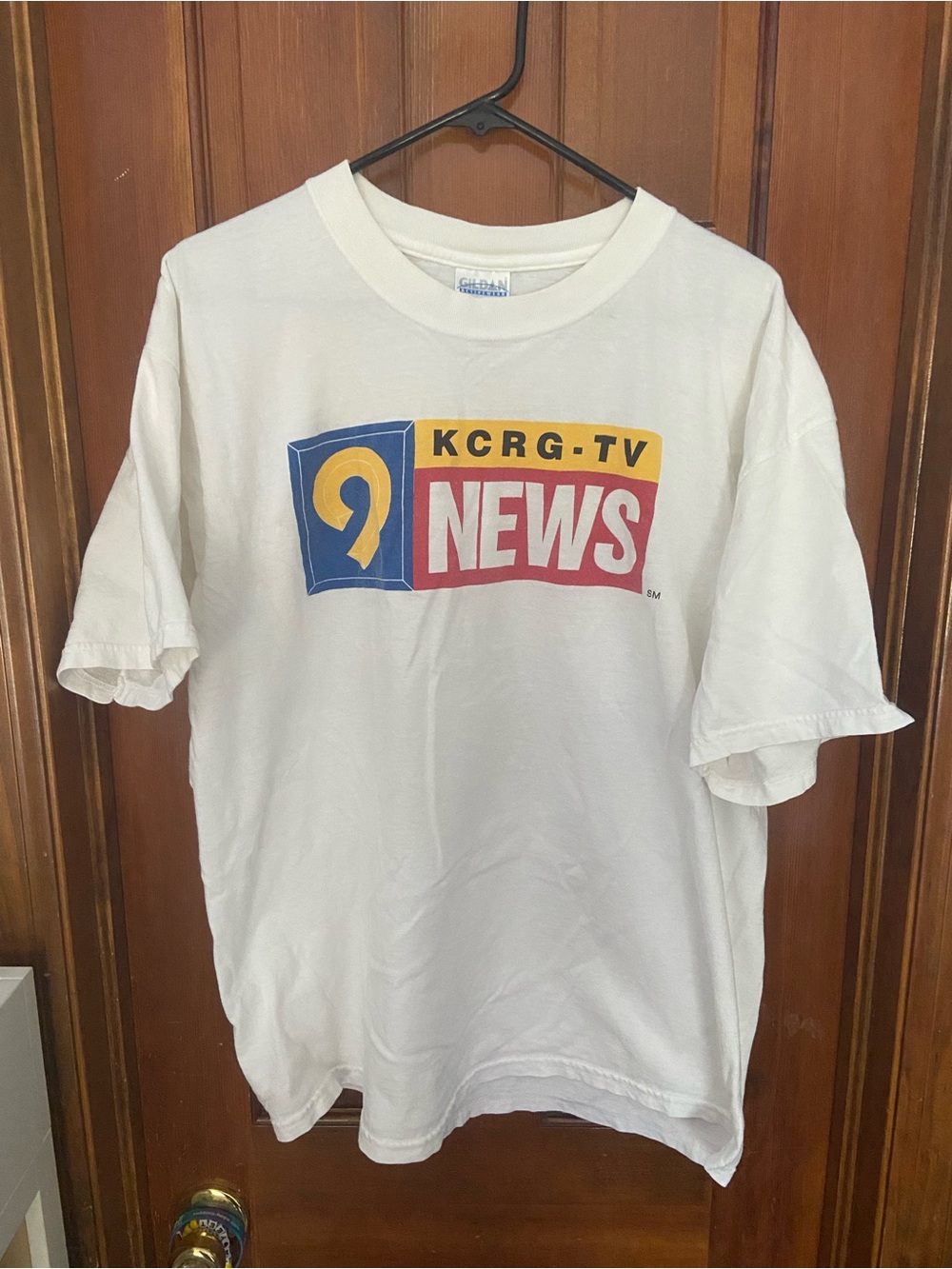Y2K men’s ' White News Logo T-Shirt